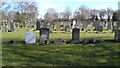 Headstones in Gorton Cemetery