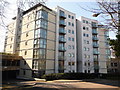 Bournemouth: modern housing in St. Peter?s Road