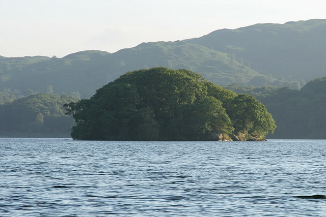Peel Island on Coniston Water