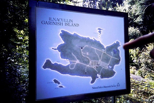 Visitor Map, Garinish Island