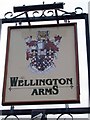 Wellington Arms pub sign