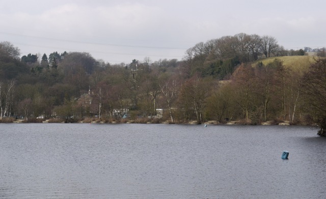 Yachting lake at Etherow Country Park