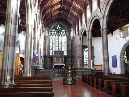 Interior of St Matthew's, Big Lamp, Newcastle