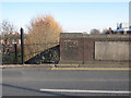 North east corner of Castle Road railway bridge