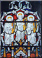 SX7740 : St Nicholas & St Cyriacus, South Pool, Devon - Window by John Salmon