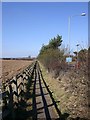 Footpath alongside the A4390, Stratford-upon-Avon