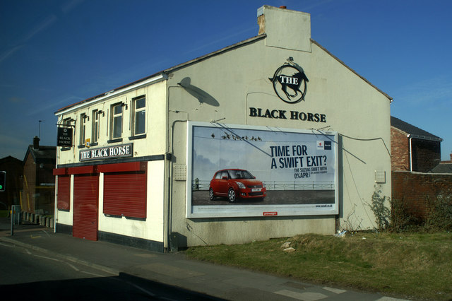 The Black Horse on Park Road, Parr (A58)