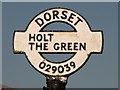 SU0203 : Holt: detail of signpost at The Green by Chris Downer