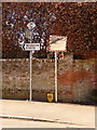 SU0513 : Cranborne: signs and mirror in Wimborne Street by Chris Downer