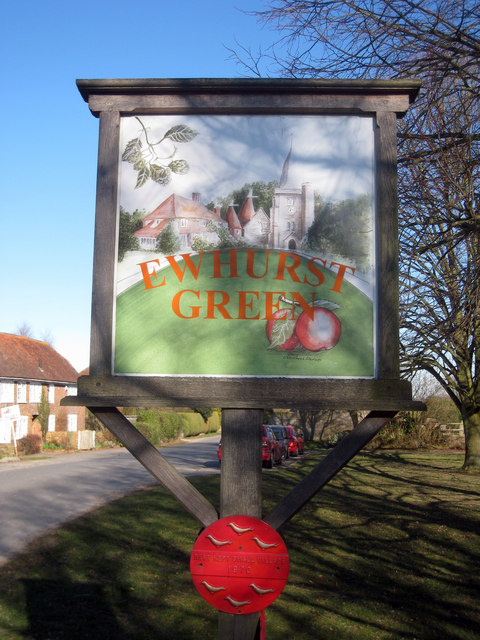 Ewhurst Green Village Sign
