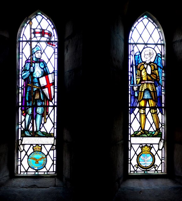 Stained glass windows, St Gregory's, Kirknewton