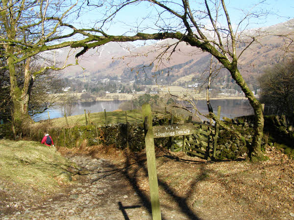 Footpath down to Grasmere