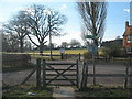 The High Weald Landscape Trail turns at Smallhythe Road