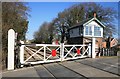 Scopwick  Signal box and crossing gates