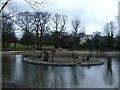 Across the lake to Pype Hayes Hall