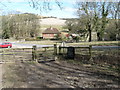 Saddlescombe Farm information board