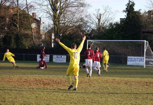 Potters Bar Town Football Club © Martin Addison :: Geograph Britain and ...