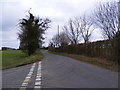 TM3467 : Approaching Bruisyard on Bruisyard Road by Geographer