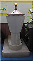 St Cuthbert, Watford Road, Wembley - Font