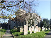 TR3358 : St Clement's Church, Sandwich by Chris Whippet