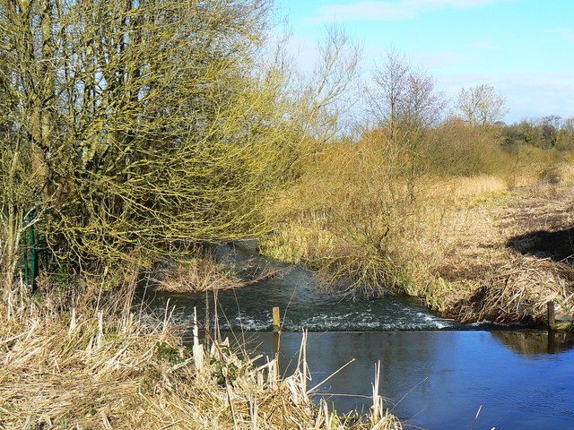 Weir, River Kennet and Kennet and Avon... © Brian Robert Marshall ...