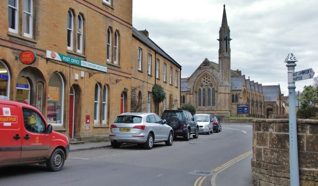South Petherton: Post Office and Coke Memorial Methodist Church