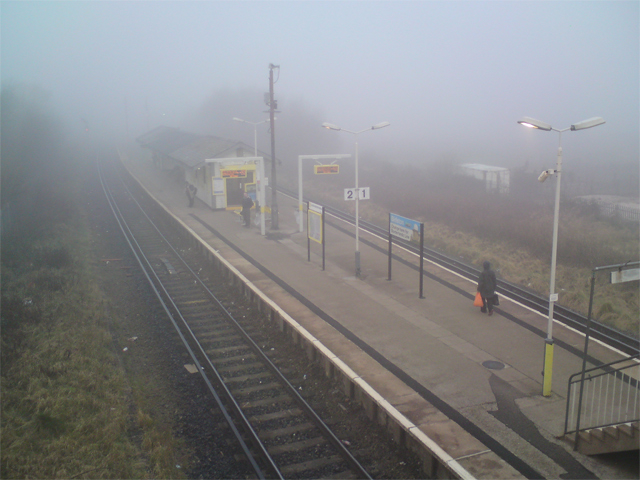 Foggy Bidston Station
