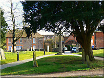 SU3866 : Churchyard and war memorial, St Mary's Church, Kintbury by Brian Robert Marshall