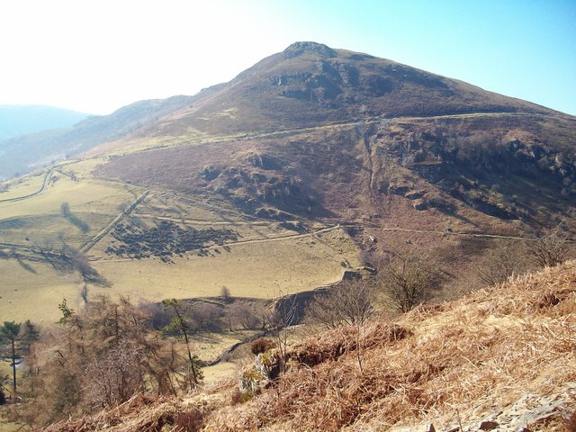 March in the Welsh hills