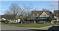 Building works by the green in Luckington