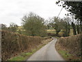 Lane To Tenbury In A Small Valley