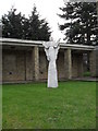 Statue outside the Roman Catholic Church in Bepton Road