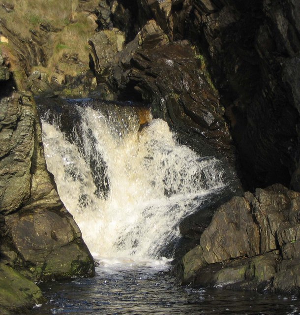 Waterfall at Lower Killeyan, Islay