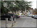 Cars parked outside Midhurst Parish Church