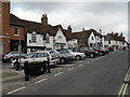 Parked cars in South Street