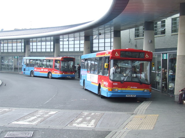 Buses in Park Lane Interchange