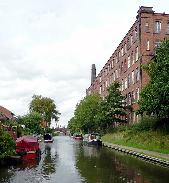 Birmingham and Fazeley Canal at Fazeley, Staffordshire