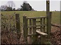 Footpath and stile near Chiddingfold