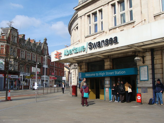 Swansea High Street station © Ruth Sharville :: Geograph Britain and ...