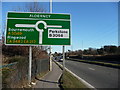 Poole : Road Sign on Canford Way