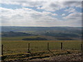 A view towards Cornwall and Bodmin Moor from the monument on Codden Beacon