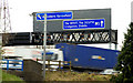 Motorway sign, Sprucefield/Lisburn