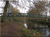 SU8752 : Foot Bridge, Basingstoke Canal, Aldershot by Andrew Mathewson
