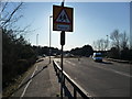 Poole : Canford Heath Road & School Sign