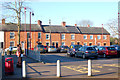 Daventry: St James Street across car park