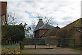 Oast house at Strawberry Hall Farm