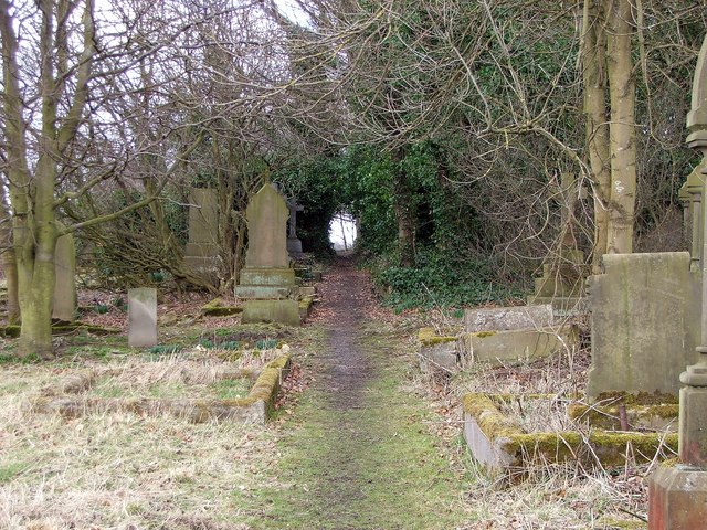 Cemetery Path, St Albans Church, Earsdon © Christine Westerback ...