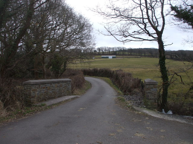 Bridge across Crythan Brook, Bwlch Rd