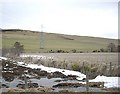 Electricity pylon near Milton of Migvie