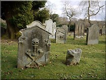 NZ0986 : Graveyard, St Andrew's Church, Hartburn by Andrew Curtis